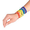 7 1/4" Brightly Colored Diversity Rubber Bracelets - 24 Pc. Image 1