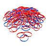 7 1/4" Bulk 240 Pc. Patriotic Thin Band Silicone Bracelets Image 1