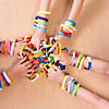 7 1/4" Good Character Traits Solid Color Rubber Bracelets - 24 Pc. Image 2