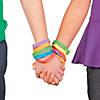 7 1/4&quot; I Love to Read Classic Solid Color Rubber Bracelets - 24 Pc. Image 1