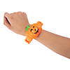 7 1/4" Light-Up Jack-O'-Lantern Orange Plastic Bracelets - 12 Pc. Image 1