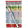 7 1/4" Welcome Back to School Happy Fruit Wood Pencils - 24 Pc. Image 1