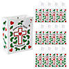7 1/4" x 3 1/3" x 9" Medium Jesus is the Heart of Christmas Paper Gift Bags - 12 Pc. Image 1