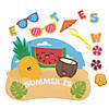7 1/4&quot; x 5 1/2&quot; Summer is Sweet Fruit Sign Foam Craft Kit - Makes 12 Image 1