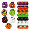 7 1/4" x 8 1/2" Bulk 72 Pc. Medium Halloween Drawstring Plastic Goody Bags Image 1
