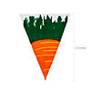 7 1/4" x 9 1/4" Carrot-Shaped Cellophane Bags - 12 Pc. Image 1