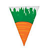 7 1/4" x 9 1/4" Carrot-Shaped Cellophane Bags - 12 Pc. Image 4