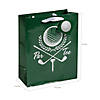 7 1/4" x 9" Medium Golf Party Paper Gift Bags - 12 Pc. Image 1