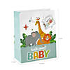 7 1/4" x 9" Medium Hello Baby Paper Gift Bags with Tags - 12 Pc. Image 1