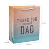 7 1/4" x 9" Medium Religious Father&#8217;s Day Paper Gift Bags - 12 Pc. Image 1