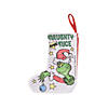 7 3/4" x 10" Color Your Own Dr. Seuss&#8482; The Grinch Canvas Christmas Stockings - 12 Pc. Image 1