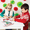 7 3/4" x 9 3/4" Bulk 144 Pc. Color Your Own Polyester Christmas Stockings Image 1