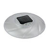 7.5" Clear Color Changing Solar Powered Floating Disc Pool Light Image 1