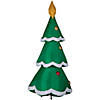 7.5 Ft. Blow-Up Inflatable Mixed Media Christmas Tree with Built-In LED Lights Outdoor Yard Decoration Image 1