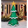 7.5 Ft. Blow-Up Inflatable Mixed Media Christmas Tree with Built-In LED Lights Outdoor Yard Decoration Image 2