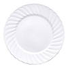 7.5" White Flair Plastic Appetizer/Salad Plates (180 Plates) Image 1