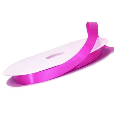 7/8"x100 yard Fuchsia Polyester Satin Gift Ribbon Image 2