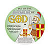 7" Armor of God Bible Verse Cardstock Learning Wheels - 12 Pc. Image 1
