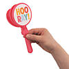 7&quot; Bright Color Happy Day Hooray! Plastic Clappers &amp;#8211; 12 Pc.   Image 1