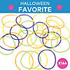 7" Bulk 144 Pc. Halloween Colors Plastic Jelly Bracelets Image 2