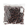 7&#8221; Bulk 144 Pc. Realistic Textured Brown Rubber Earthworms Image 2