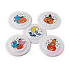 7" Bulk 50 Pc. Color Your Own Halloween Plastic Flying Discs Image 1