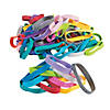 7" circ. Bulk 100 Pc. Awareness &amp; Support Bracelets Assortment Image 1