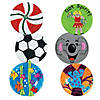 7" DIY Paintable White Plastic Flying Discs - 24 Pc. Image 1