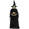 7 Ft. Animated Light-Up Green Witchy Witch Halloween Decoration Image 1