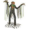 7 Ft. Animated Light-Up Root of Evil Jack-O&#8217;-Lantern Tree Monster Halloween Decoration Image 1