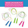 7 ft. Assorted Bright Colors Plastic Jump Ropes - 3 Pc. Image 1