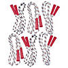 7 Ft. Black & Red Spiral Nylon Jump Ropes with Plastic Handles - 6 Pc. Image 1