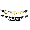 7 Ft. Congrats Grad Ready-to-Hang Graduation Party Cardstock Garland Image 1