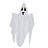 7 ft. Halloween White Smiling Ghost Polyester Hanging Decoration Image 1