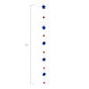 7 Ft. Patriotic Strings of Stars Hanging Decorations - 12 Pc. Image 1