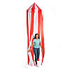 7 Ft. Red & White Striped Carnival Tent Plastic Ceiling Decoration Image 1
