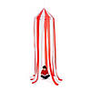 7 Ft. Red & White Striped Carnival Tent Plastic Ceiling Decoration Image 1