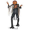 7 Ft. Scorched Scarecrow Animated Prop Standing Halloween Decoration Image 1