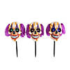 7" Light-Up Clown Yard Stake Decorations - 3 Pc. Image 1