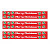 7" Merry Christmas Wood Pencils with Holiday Character Eraser Toppers - 12 Pc. Image 1