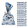 7" Metallic Snowflake Mylar Treat Bags - 12 Pc. Image 1