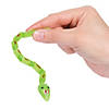 7" Mini Halloween Orange, Black, Purple & Green Plastic Wiggle Snakes - 24 Pc. Image 1