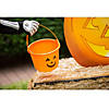 7" Orange Jack-O&#8217;-Lantern BPA-Free Plastic Trick-Or-Treat Buckets - 12 Pc. Image 3