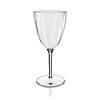 7 oz. Clear Round Disposable Plastic Wine Goblets (36 Goblets) Image 1