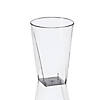 7 oz. Clear Square Bottom Disposable Plastic Cups (180 Cups) Image 1