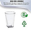 7 oz. Clear Square Bottom Disposable Plastic Cups (180 Cups) Image 3