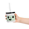 7 oz. Halloween Monster Reusable BPA-Free Plastic Cups with Lids & Straws - 12 Pc. Image 1