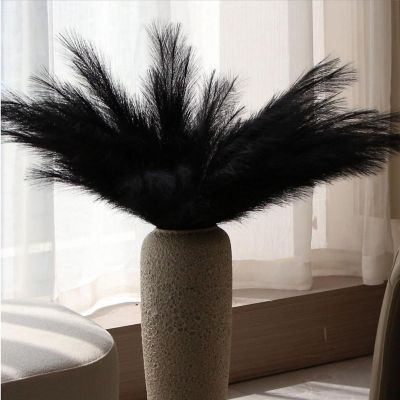 7-Pcs Black Pampas Grass Image 1