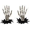 7" Skeleton Hands Halloween Window Decoration Image 1