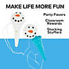 7" Snowman Plastic Ice Cream Cone Shooters with Foam Ball - 12 Pc. Image 2